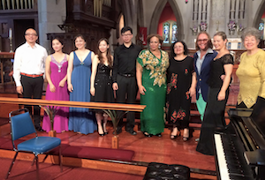    /></p>
<p><em>Performers at the Cui Festival opening concert at Grace Church on-the-Hill: L to R   Norman Lee, J. Sun, Irina Rindzuner, Yim Wan, Kunlar Wu, Monique McDonald, Gulchekhru Inoyatova, Konstantin Soukhovetsky, Anastasia Dedik and Music Director Inna Leytush.</em></p>
<p>The festival (August 1 to 10, 2015) was hailed as a wonderful, festive success in the music world by the Students, Professors, and Guest Artists  as well as audience members at the many Concerts, Lessons and Master Classes. The mission of the Cui Festival is to provide talented individual singers and pianists with an exciting multi-cultural exchange in which to experience and learn excellence in the performance of classical music from around the world. Participants from many parts of the world agreed that the festival met and exceeded the mark.<br /><br />Its inspiration comes from Inna Leytush, who initiated the first festival in 2014 in Estonia. She is the long time music director of RACH-C, The Russian American Cultural Heritage Center. This year, RACH-C was the Executive Producer of this grand festival in Toronto Canada.</p>                </div>
                <aside class=